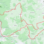 Übersichtskarte 100 km Strecke